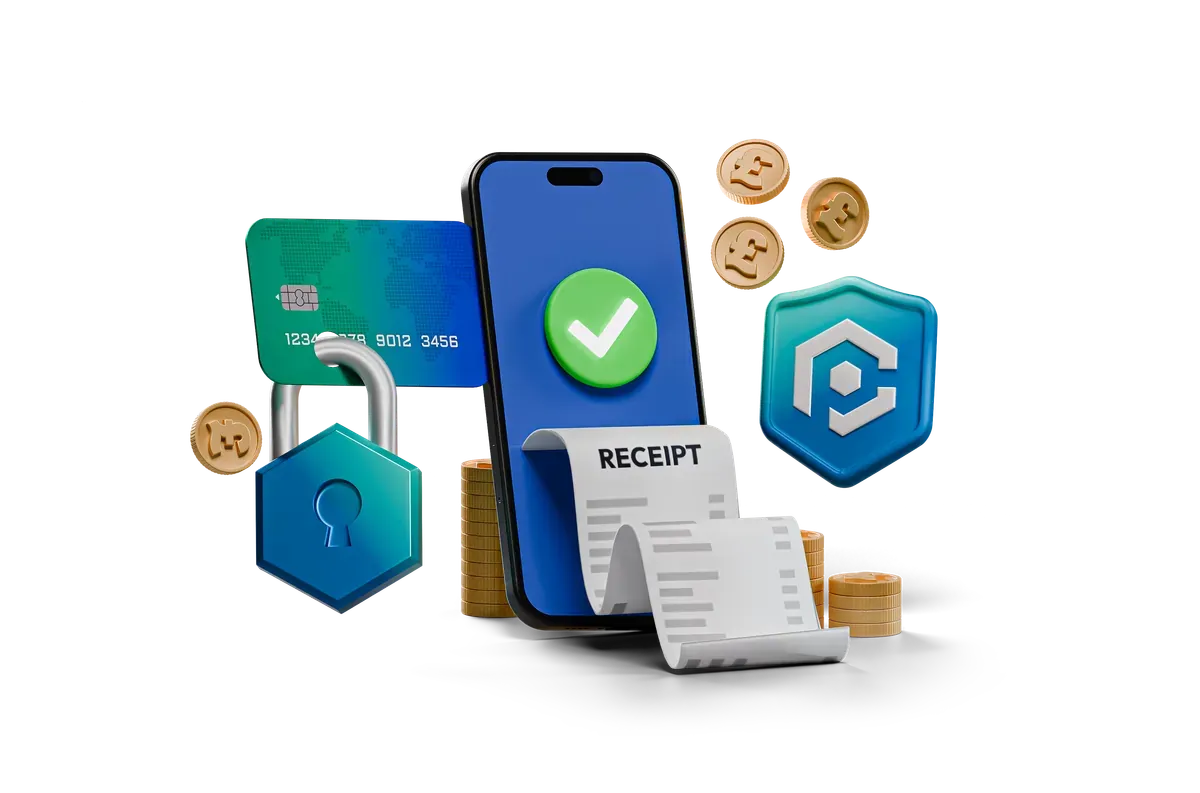 3D illustration of on-demand security expertise on a phone